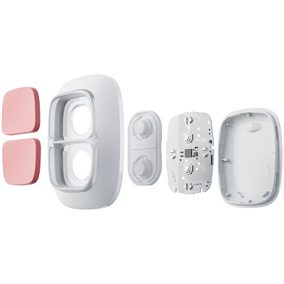 картинка Ajax DoubleButton белый Беспроводная тревожная кнопка для экстренных ситуаций от компании Intant